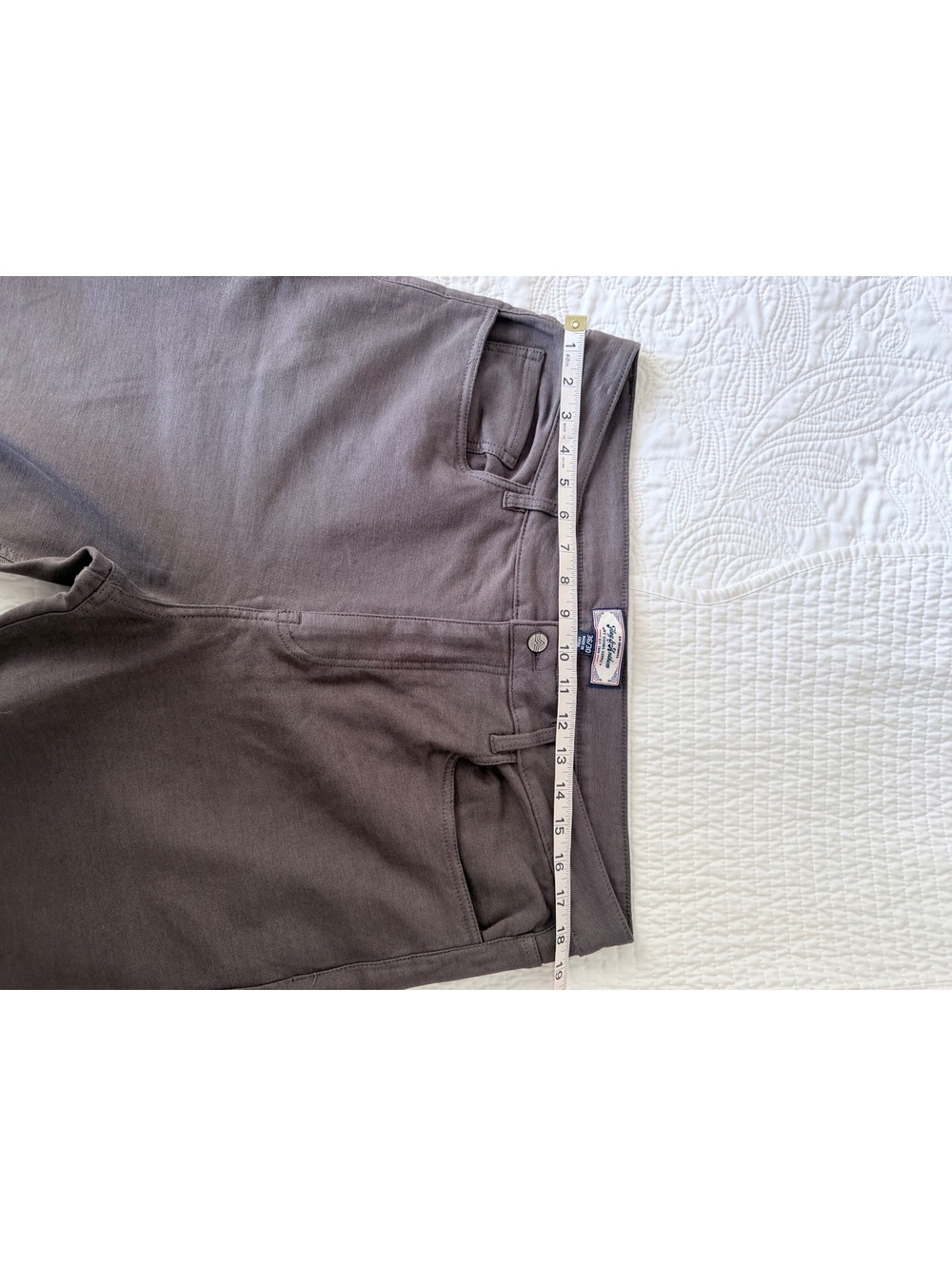 Flag & Anthem Men’s 36x30 Straight Leg Stretch Pants Gray 5 Pocket
